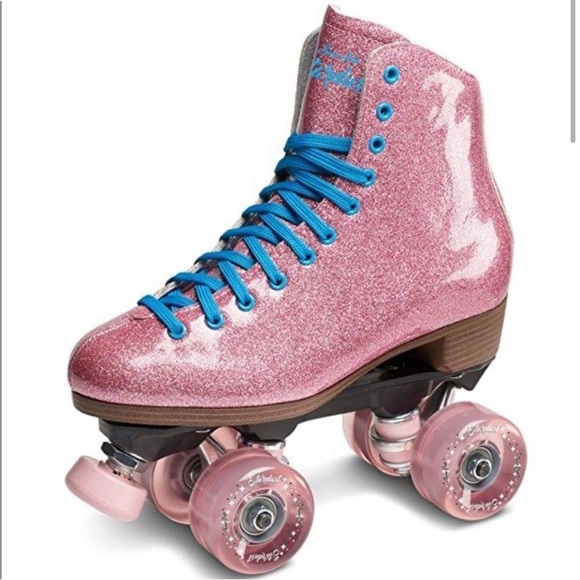 Sure-Grip Stardust Pink Glitter Roller Skates - Picture 1 of 12